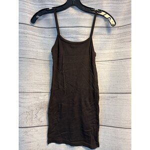 Michael Stars Brown Spaghetti Strap Tank Dress Size OS